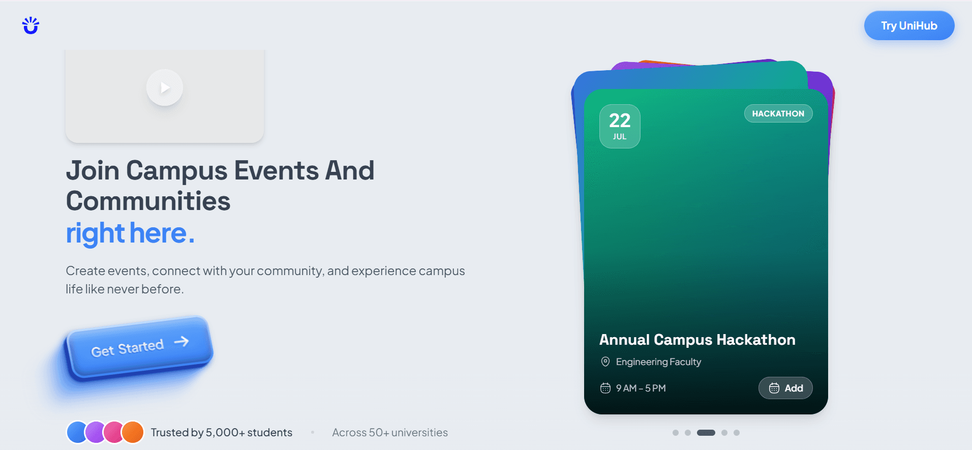 UniHub - Discover & Create University Events