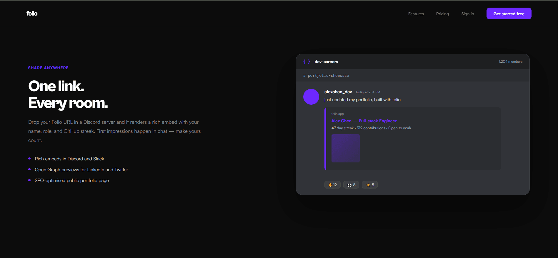 Folio Portfolio Template Generator