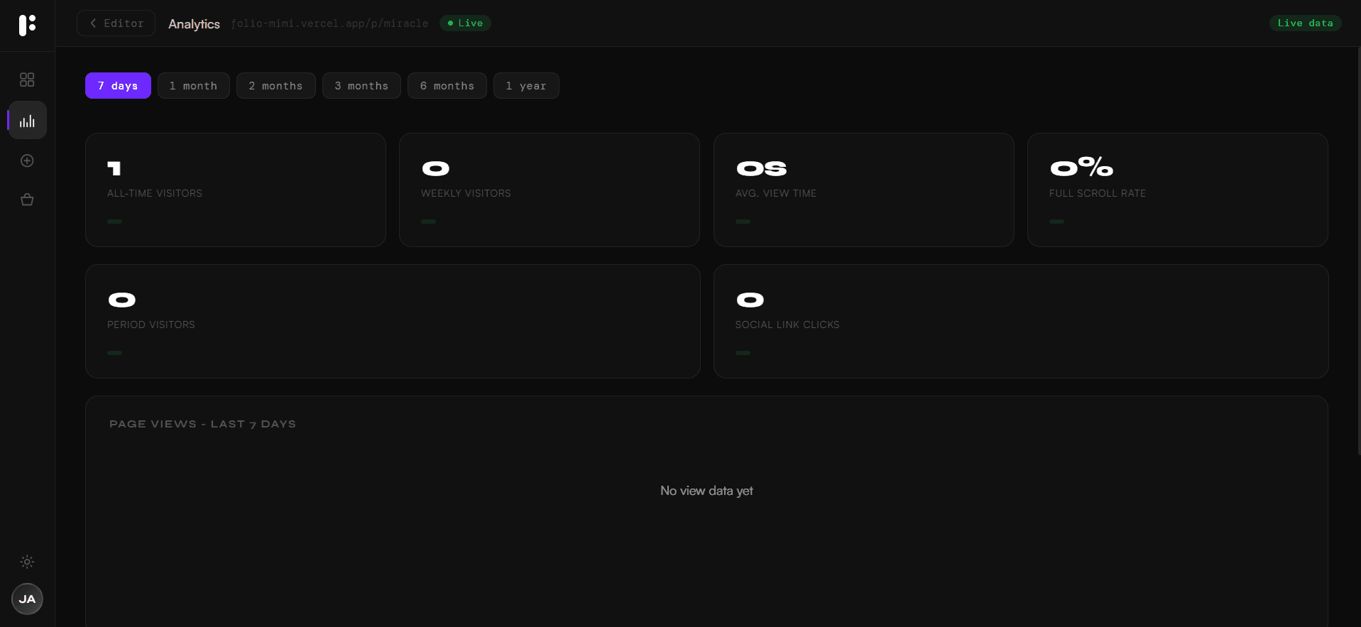 Folio Portfolio Template Generator screenshot 2
