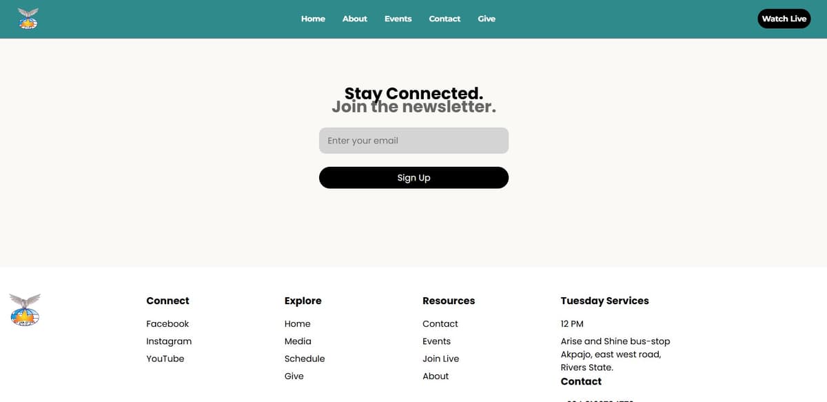 Nkechi Evangelical Ministry Website